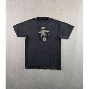 Vintage Genocide Organ T Shirt Mens Small Faded Black Mind Control Techno‎ 90's